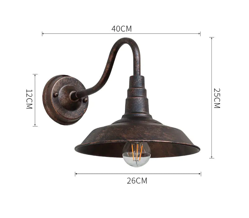 Industrial Style Retro Wall Light for Dining Bar