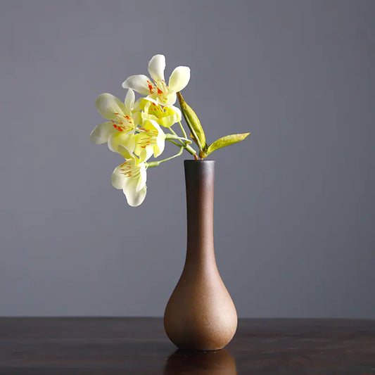 Vintage Ceramic Zen Flower Vase for Home Decor