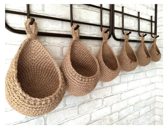 Hanging Wall Vegetable and Fruit Storage Baskets