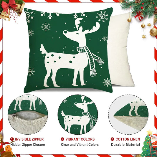 Christmas Throw Pillow Covers