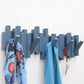 Creative Wall-Mounted Coat Rack and Hooks Organizer