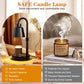 Candle Warmer Lamp with Timer and Dimmer - Electric Candle Lamp Warmer with 2 Bulbs for Jar Candles - Present for Mom Mother'S Day Christmas Home Decor