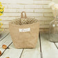 Stylish Cotton Linen Hanging Storage Basket for Home