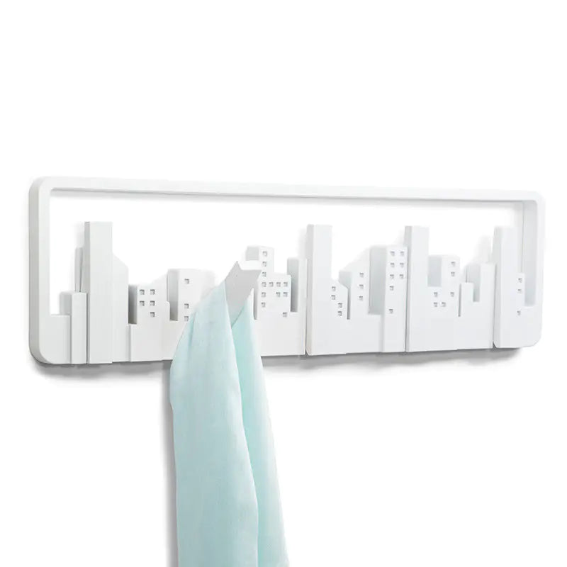 Creative Wall-Mounted Coat Rack and Hooks Organizer