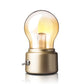 English Vintage LED Table Lamp with Rechargeable Light