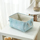 Fabric Storage Box - Foldable Cotton Linen Organizer