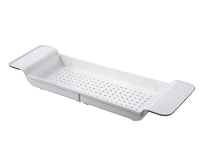 Retractable Bathtub Shelf for Bathroom Storage