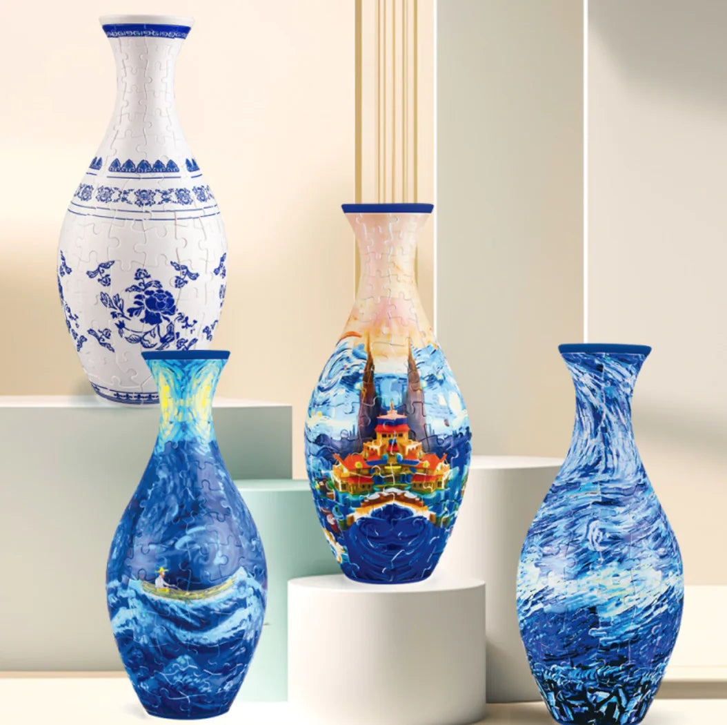 3D DIY Puzzle Vase | Creative Home Decor & Gift Idea