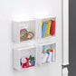 Wall-Mounted Plastic Storage Box with Cowhide Band