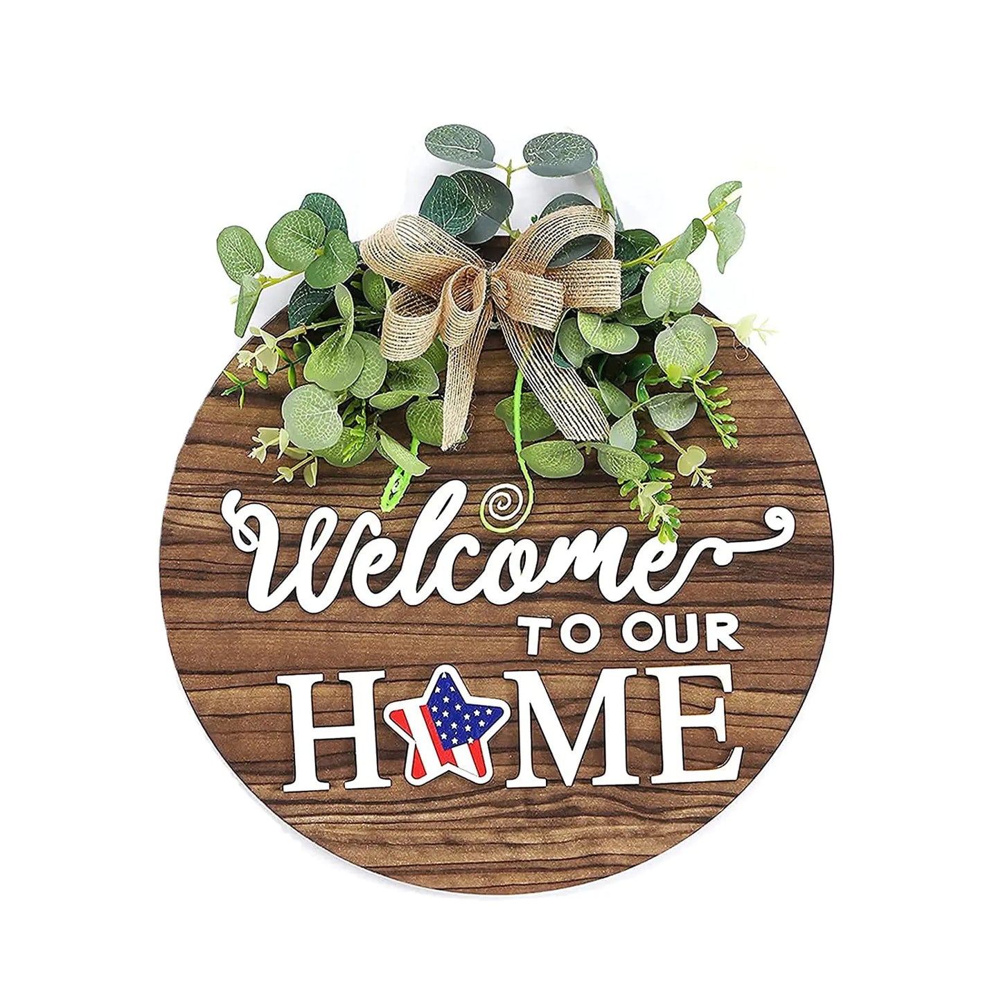 Wooden Welcome Wall Decor for Home and Door