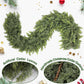 Artificial Green Cedar Garland Faux Cedar Needles Garland for Home Fireplace Indoor Outdoor Holiday Party Decoration