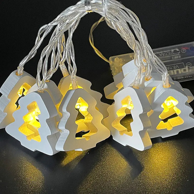 2M 10pcs LED Christmas Tree Fairy Light String Decor