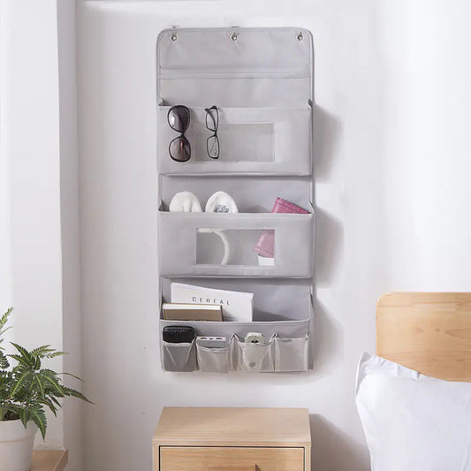Creative Wall-Mounted Fabric Storage Organizer Pouch