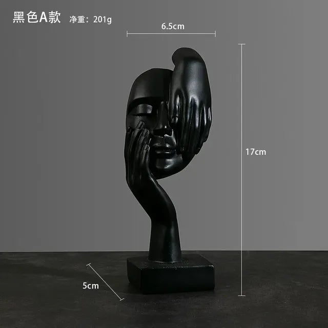 Abstract Character Statue - Nordic Luxury Desktop Decor