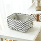 Fabric Storage Box - Foldable Cotton Linen Organizer